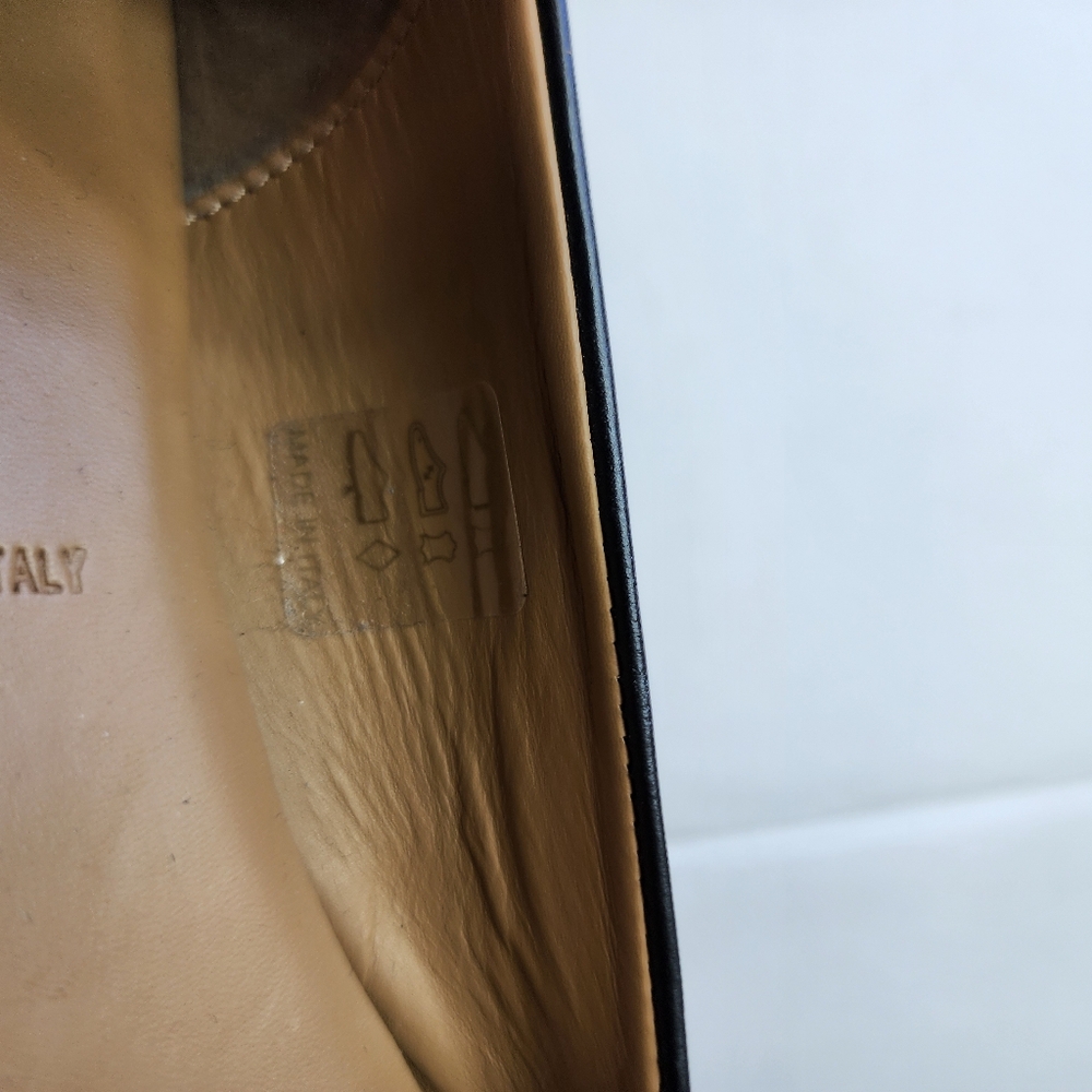 Everlane Elegant Leather Black and White Loafers 6.5 - Picture 9 of 9